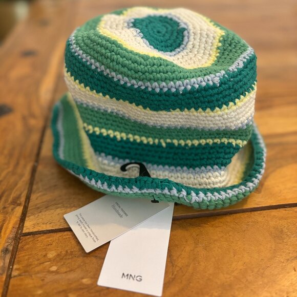 Mango crochet bucket hat BNWT, OS - Picture 3 of 3